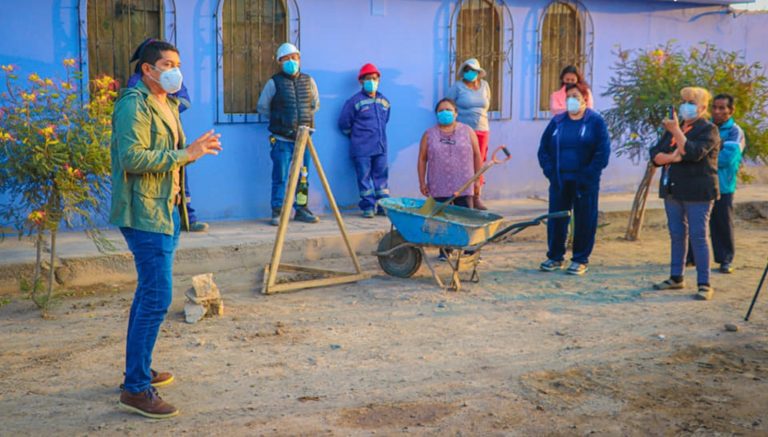 Punta de Bombón: Inician obras de pistas y veredas en urbanización Santa Rosa