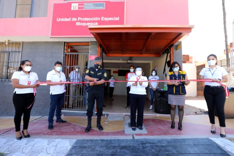 Ministra Silvia Loli inauguró primera Unidad de Protección Especial de Moquegua