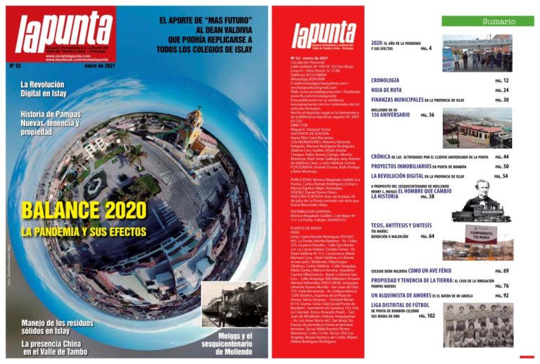 Revista anual “La Punta” circula en su edición Nº 52