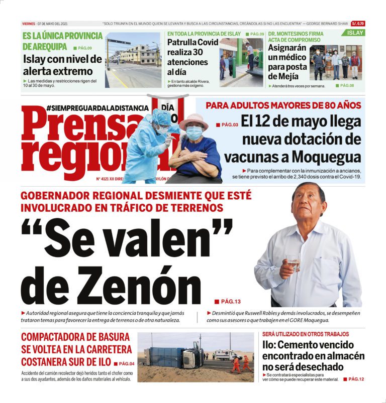 La Prensa Regional – Viernes 07 de Mayo del 2021