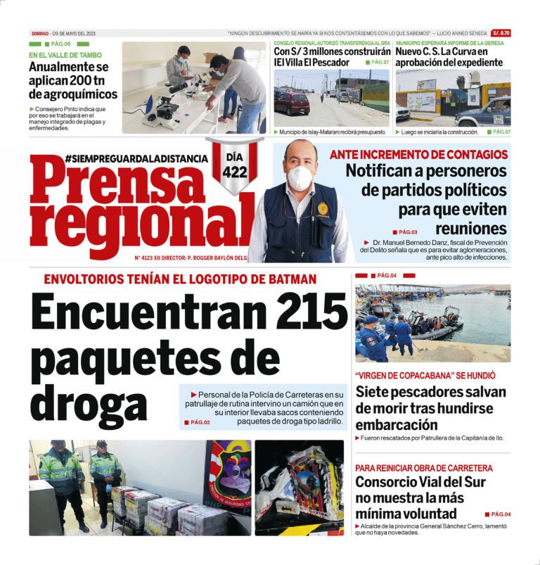 La Prensa Regional – Domingo 09 de Mayo del 2021