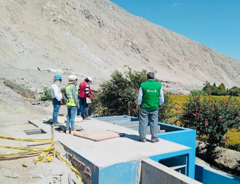 Cocachacra: Supervisan entrega de obra de saneamiento en Portal del Valle