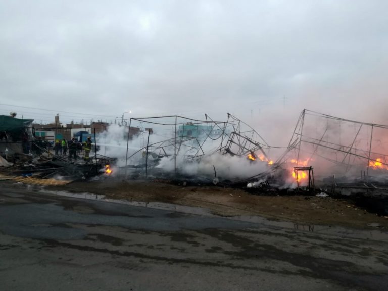 Municipio de Ilo no permitirá que feria “Lima Gamarra” vuelva al lugar donde ocurrió incendio