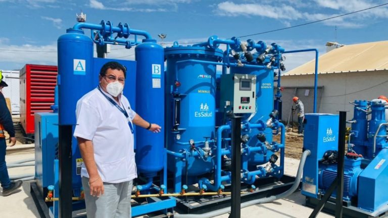 Arequipa: EsSalud pone en operación a 100% planta de oxígeno medicinal en Villa Cerro Juli