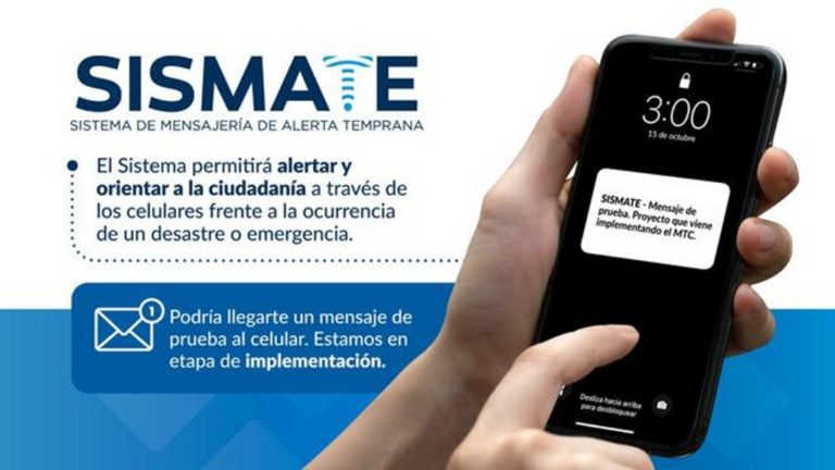 Sismate: Sistema de Mensajería de Alerta Temprana continúa con el envío de mensajes de pruebas