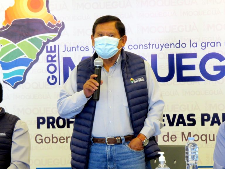 Gobernador regional de Moquegua reconoce a Pedro Castillo como presidente de la República