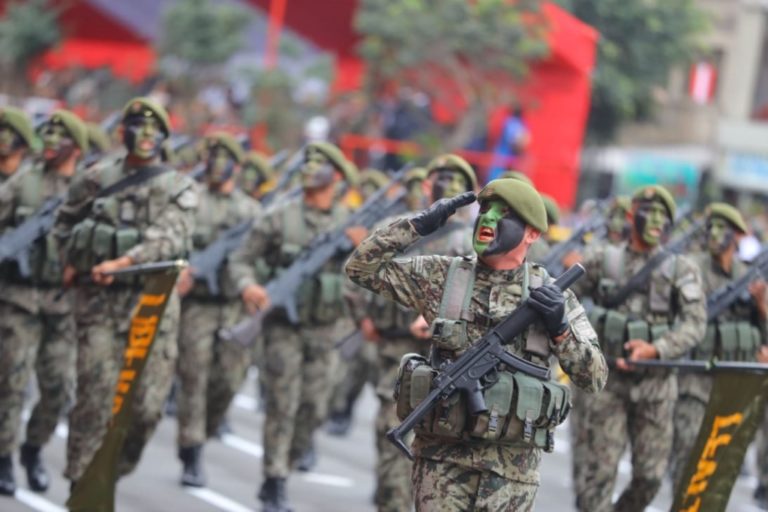 Fiestas Patrias: Desfile militar se realizará el 30 de julio