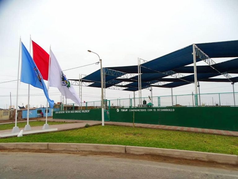 Inauguraron losa deportiva Víctor Hugo Sánchez Valencia en Islay- Matarani 