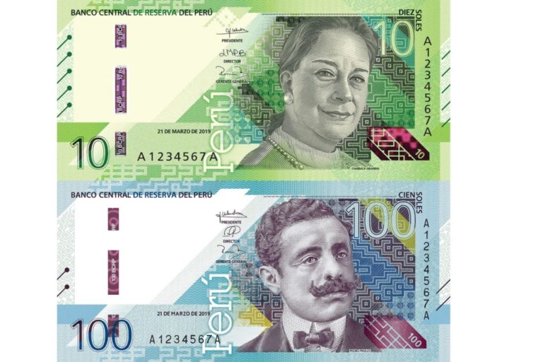 Banco Central de Reserva emite billetes de S/ 10 y S/ 100 con nuevos diseños