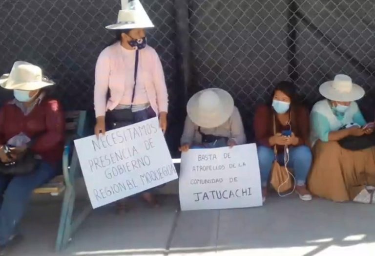 Población de Titíre pide apoyo al GORE Moquegua tras conflicto con comunidad de Jatucachi