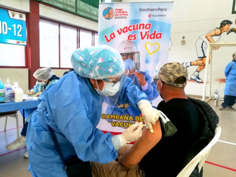 Southern Perú apoyó en Vacunatón de Arequipa