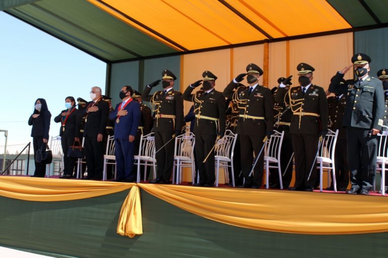 Realizaron ceremonia por el Bicentenario de la creación del Ejército del Perú en Ilo y Moquegua