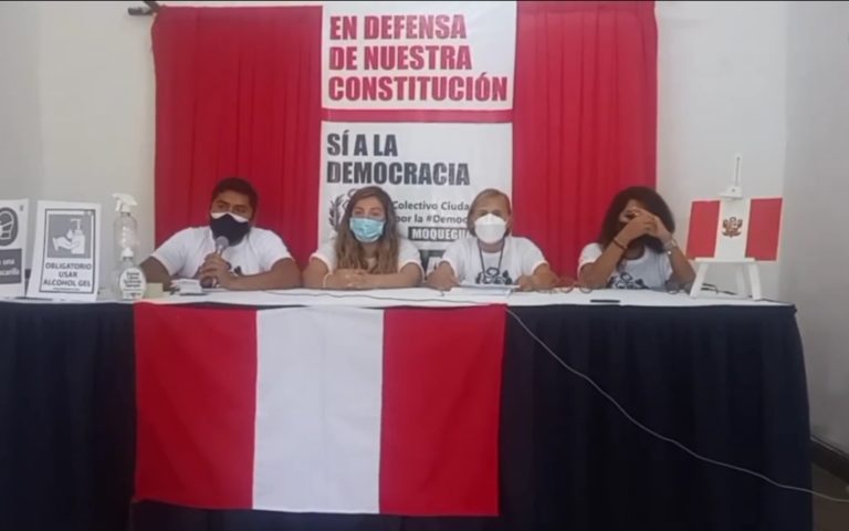 Moquegua: Conforman colectivo que está en contra de una asamblea constituyente