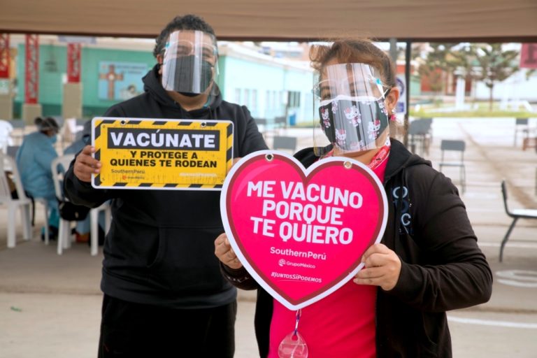 Convenio Minsa – Southern Perú: más de 11,000 ileños vacunados en primeras dos jornadas
