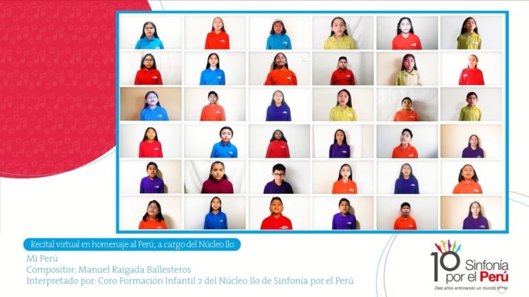 Núcleo Ilo de Sinfonía por el Perú ofreció primera presentación coral vía virtual por el Bicentenario