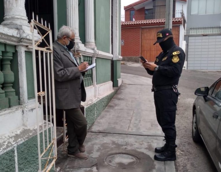 Policía Nacional de Mollendo realiza “Contacto Ciudadano”