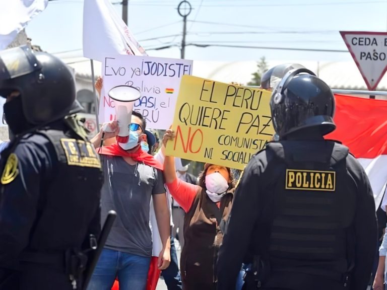 Enfrentamientos y rechazo en Arequipa por presencia de Evo Morales