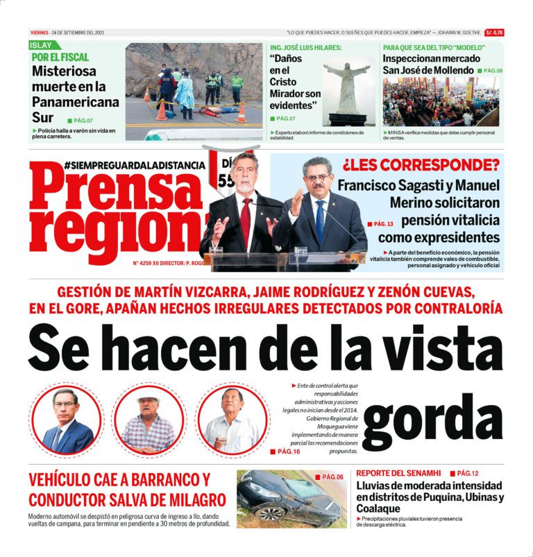 La Prensa Regional – Viernes 24 de Setiembre del 2021