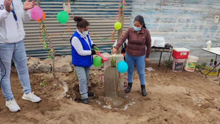 Nueva comunidad: Asociación Los Álamos cuenta con pileta de agua potable