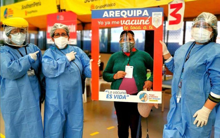 Llegaron más vacunas para Arequipa