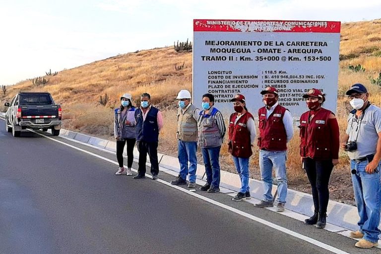 Tribunal arbitral emitirá fallo sobre carretera Moquegua-Omate-Arequipa
