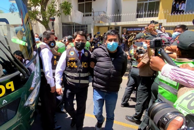 Arequipa: PJ dictó 24 meses de prisión preventiva al gobernador Elmer Cáceres Llica
