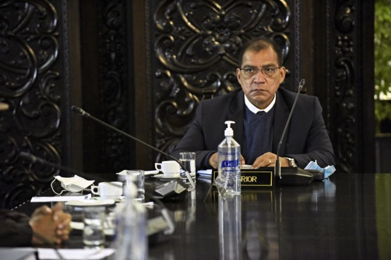 Barranzuela recibió a Bermejo, Nájar y Paredes Terry en su primer día como ministro del Interior