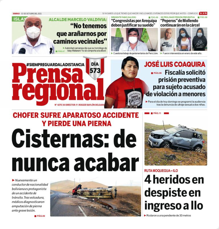 La Prensa Regional – Domingo 10 de Octubre del 2021