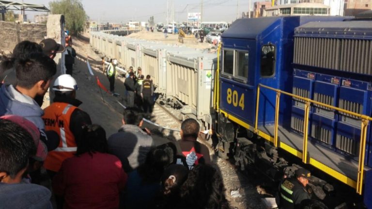 Arequipa: Hombre pierde ambas piernas al ser arrollado por tren