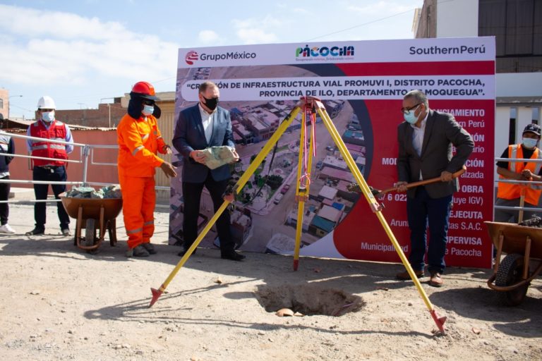 Con el aporte de Southern Perú se ejecutará proyecto de asfaltado en el Promuvi I de Pacocha