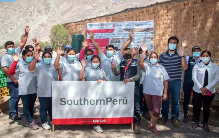 Se inicia cadena productiva de cuy en Ilabaya con capital semilla otorgado por Southern Perú
