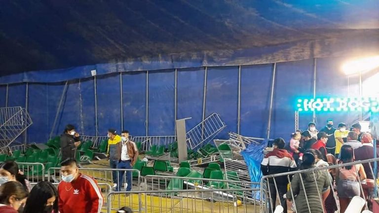 Según peritaje: Caída de gradería de circo en Mollendo sería por tres causas