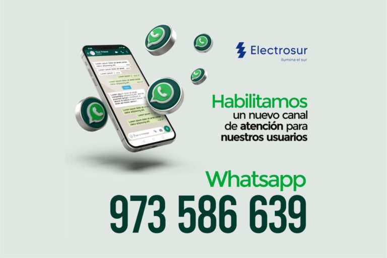 Electrosur implementa WhatsApp para optimizar la atención de sus usuarios
