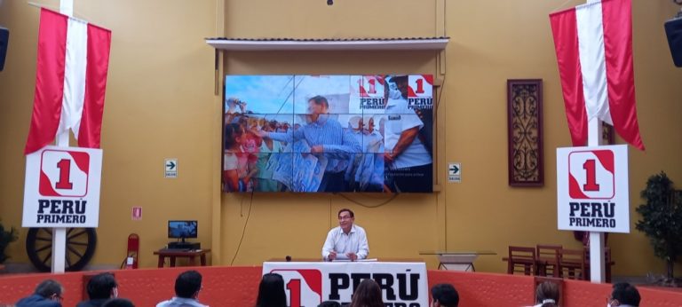 Martín Vizcarra presentó su nuevo partido político Perú Primero