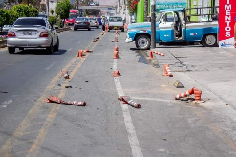 Contraloría identificó deficiencias en ciclovías de Arequipa