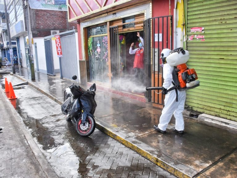 Diez municipios de la provincia de Arequipa recibieron 18 cilindros de desinfectantes