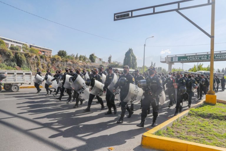 Región Arequipa: 6,000 policías brindarán seguridad en fiestas de fin de año