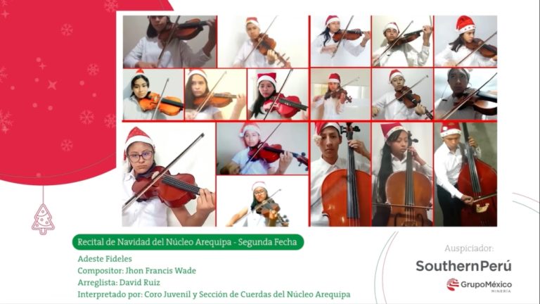 Sinfonía por el Perú: niños y adolescentes de Arequipa y Mollendo participaron en recital navideño