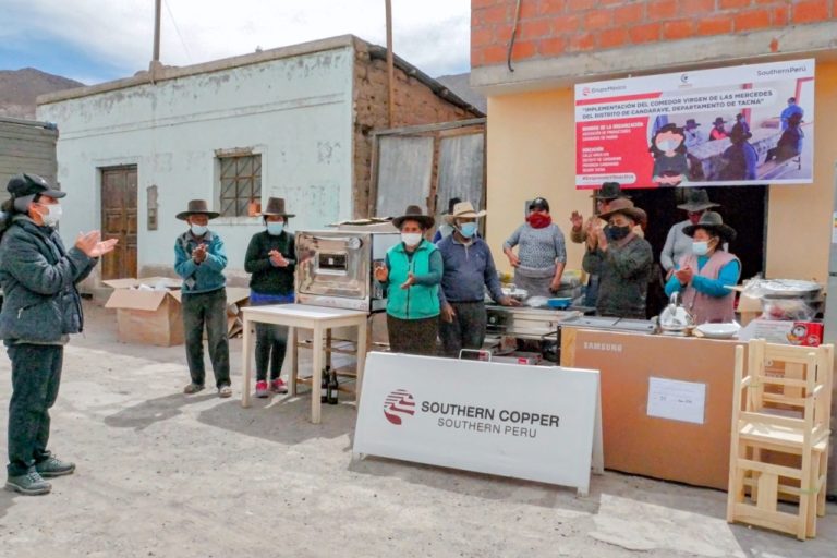 Southern Perú entrega capital semilla a comedor en Candarave