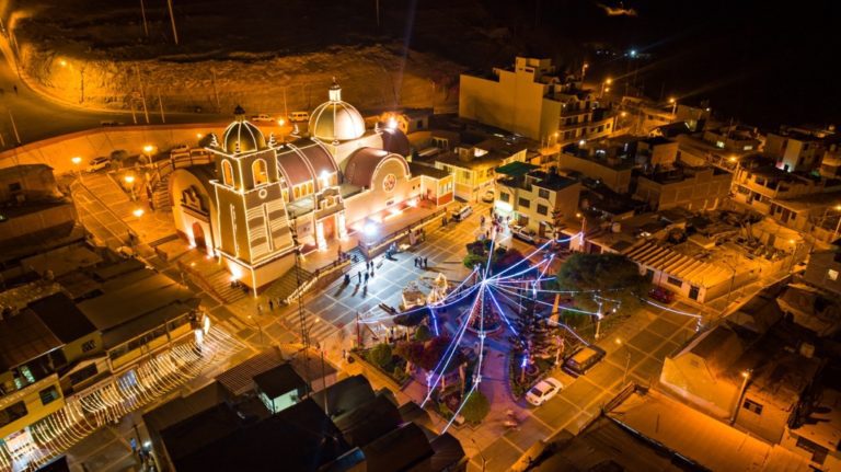 Southern Perú realizó la iluminación del Santuario de Nuestro Señor de Locumba