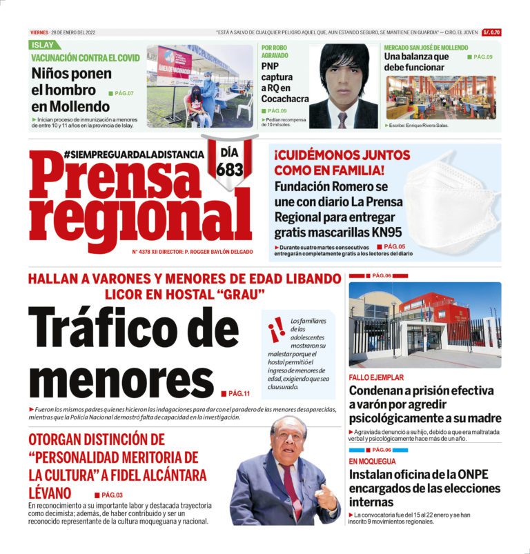 La Prensa Regional – Viernes 28 de enero de 2022