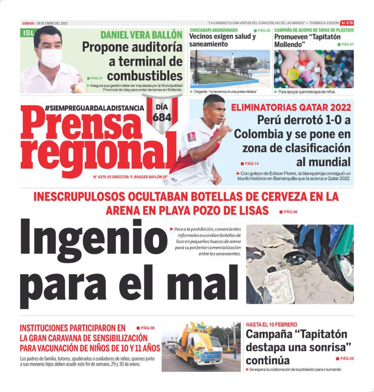 La Prensa Regional – Sábado 29 de enero de 2022