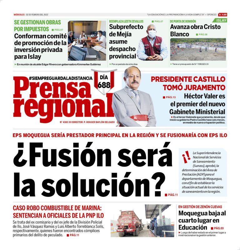 La Prensa Regional – Miércoles 2 de febrero de 2022