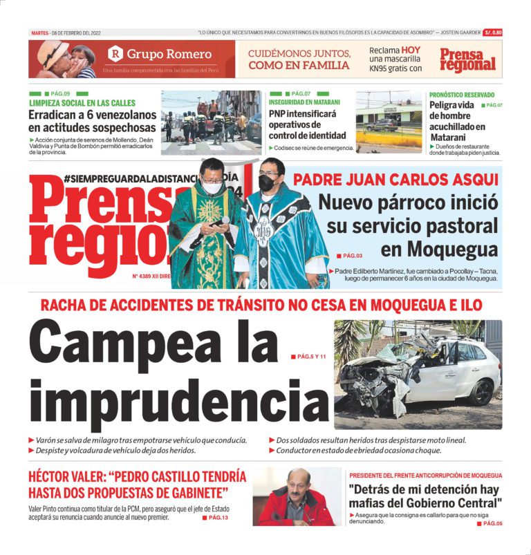 La Prensa Regional – Martes 8 de febrero de 2022