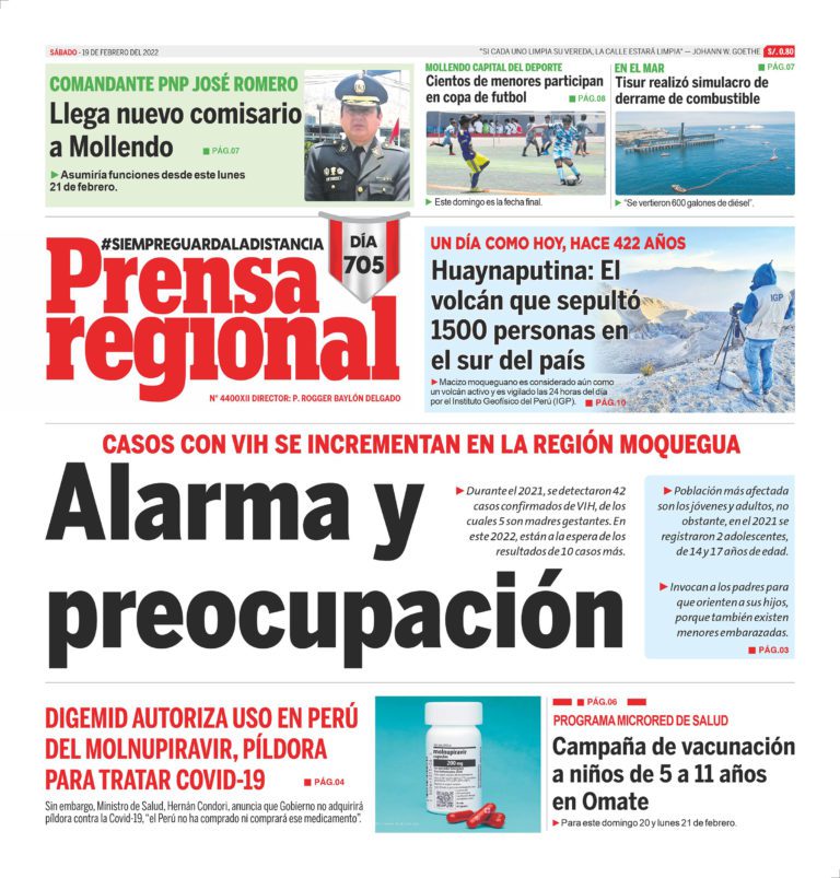 La Prensa Regional – Sábado 19 de febrero de 2022