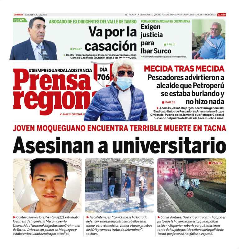La Prensa Regional – Domingo 20 de febrero de 2022
