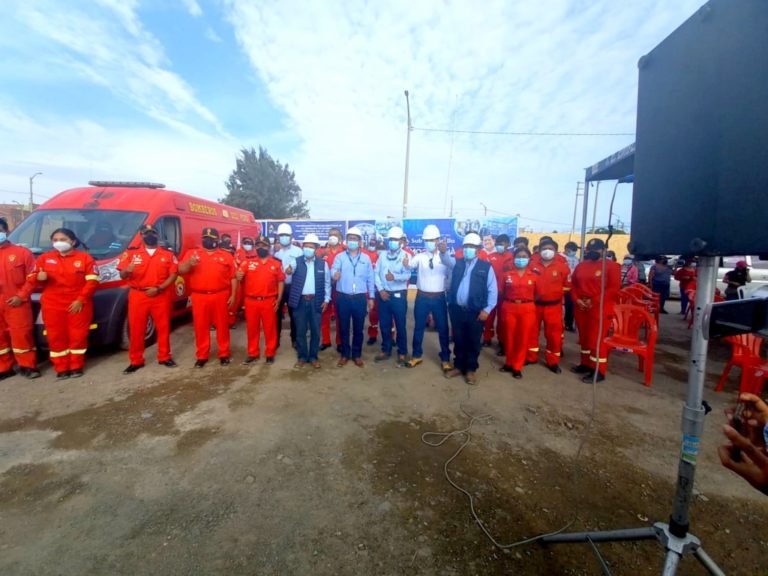 S/ 10 millones se invierten en obras del nuevo local de bomberos en Pampa Inalámbrica
