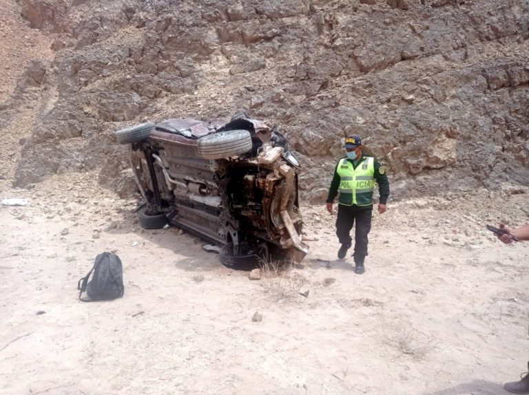 Padre e hija se salvan de la muerte en carretera Arequipa – Moquegua