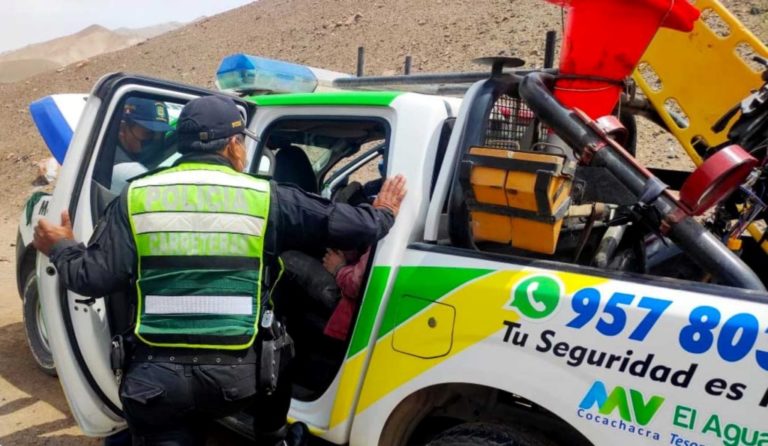 Cocachacra: motociclista sufrió accidente de tránsito a la altura de El Fiscal