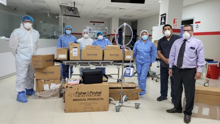 Hospital Regional de Moquegua recibió equipos para terapias de oxígeno de alto flujo